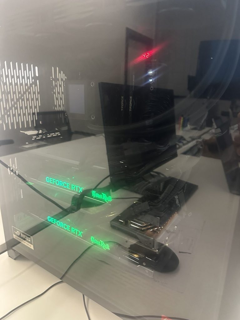 Graphics (The Heart): Dual Nvidia RTX 4080 GPUs for AI research