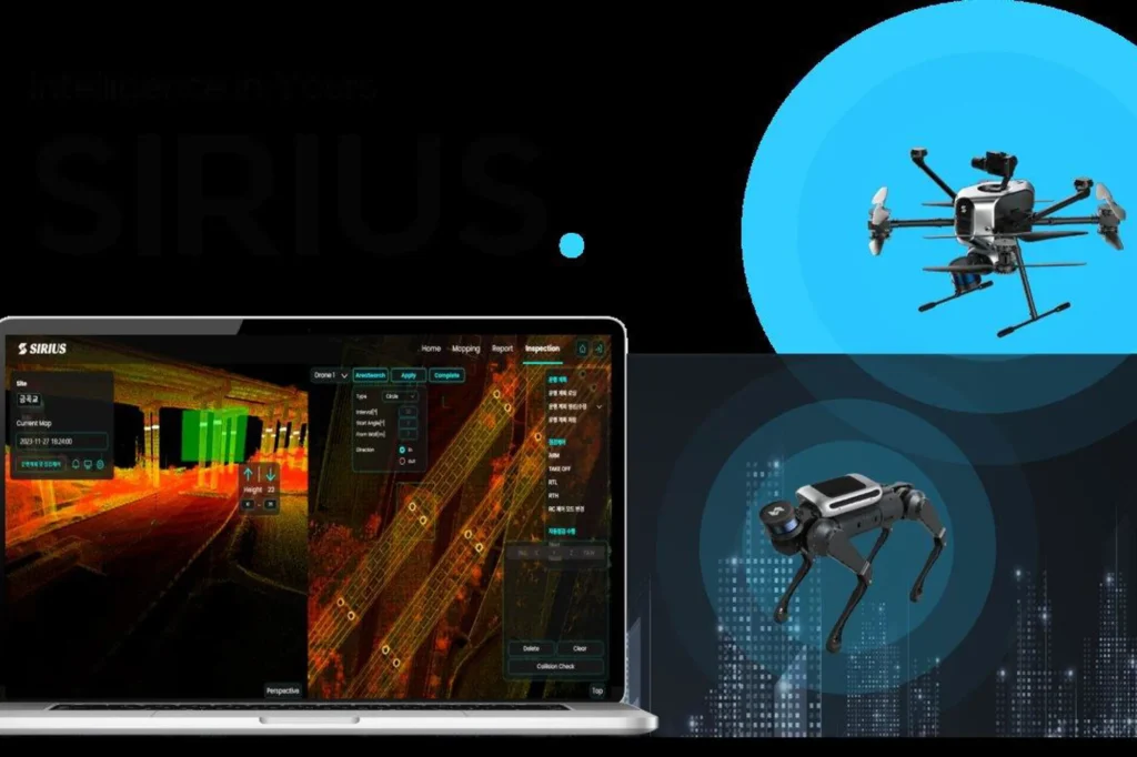 An inspection system that autonomously generates three-dimensional digital spatial maps and independently diagnoses the safety of various structures