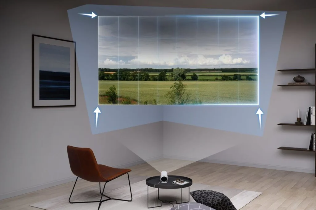 The FreestyleAI+ is a portable GenAI-enabled projector